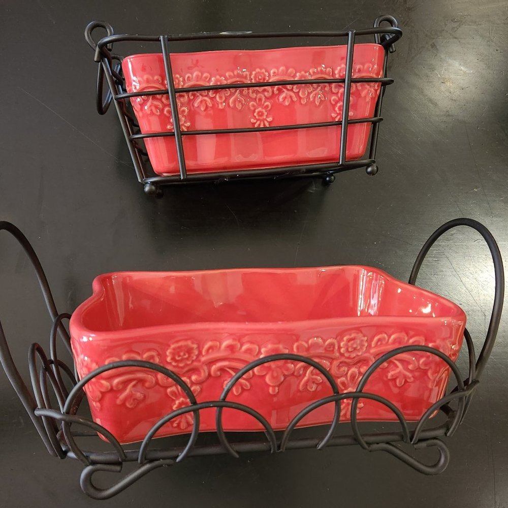 Temptations-set of two Fruit Basket